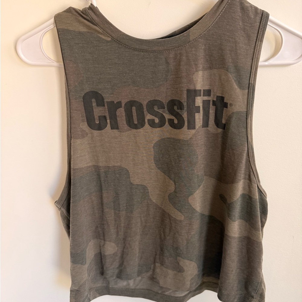 NOBULL CrossFit Women's Olive Camo Muscle‎ Tee small